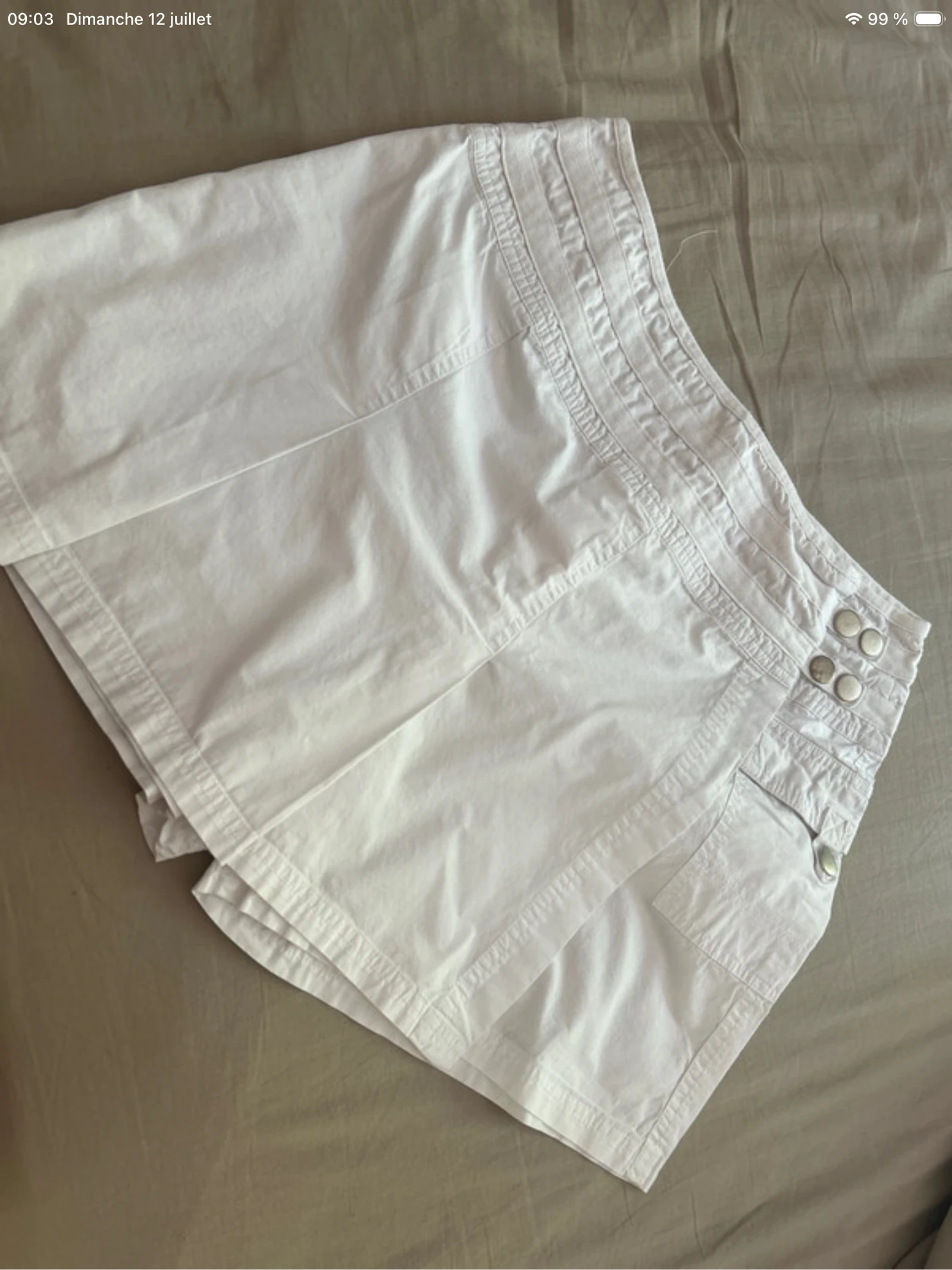 JUPE SHORT BLANCA CAMAÏEU 💕💕 – photo 2